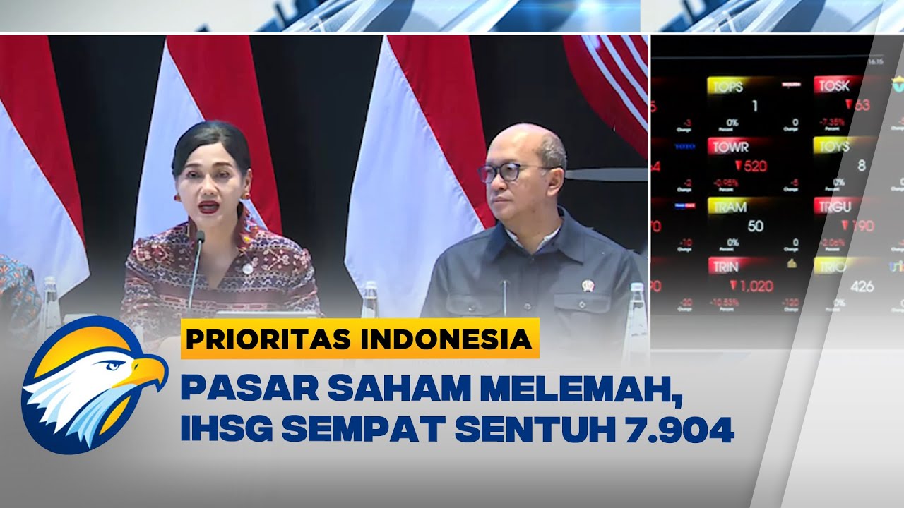 IHSG Melemah 3,44 Persen, Investor Tunggu Kepastian OJK & MSCI - [Prioritas Indonesia]