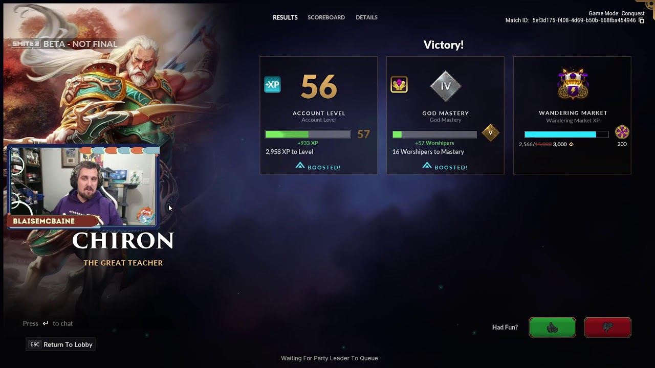 🐎Chiron Time!🐎 & Khepri is currently Disabled (Neighvermind). Lets hit the Queues!