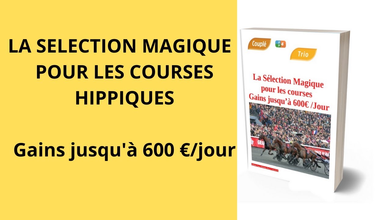 🌴👗🌴COMMENT SELECTIONNER AUX COURSES HIPPIQUES POUR GAGNER 600EUROS :JOUR🎩👘💐