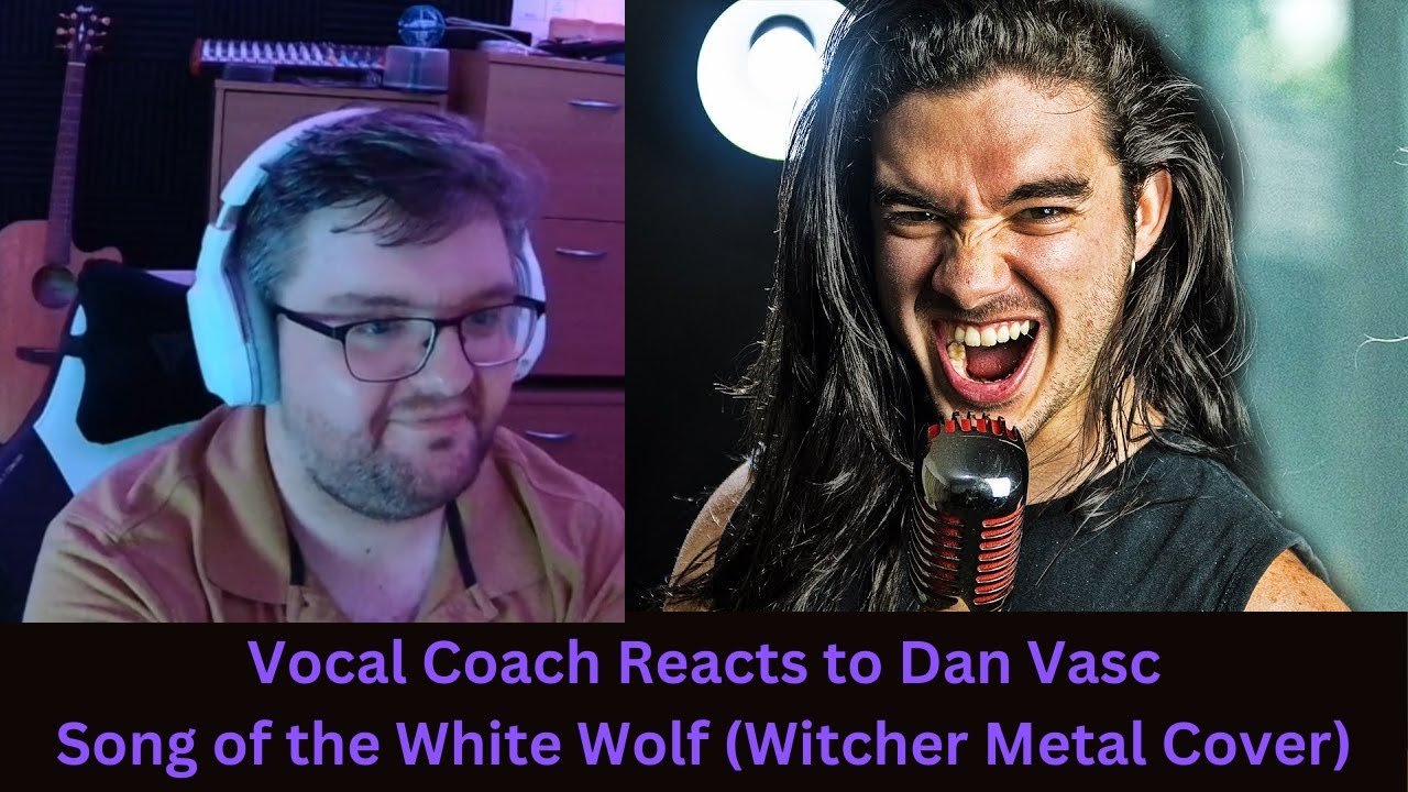 Song of the White Wolf (Metal Cover) - Dan Vasc Cover - Vocal Coach Reacts/Analysis
