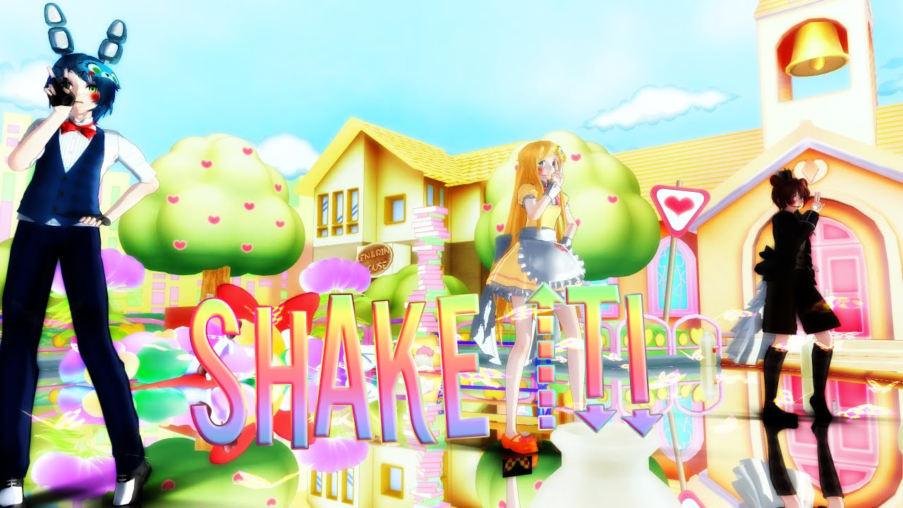 MMd-Fnaf】Shake it!【Toy Chica,Toy Bonnie,Toy Freddy】