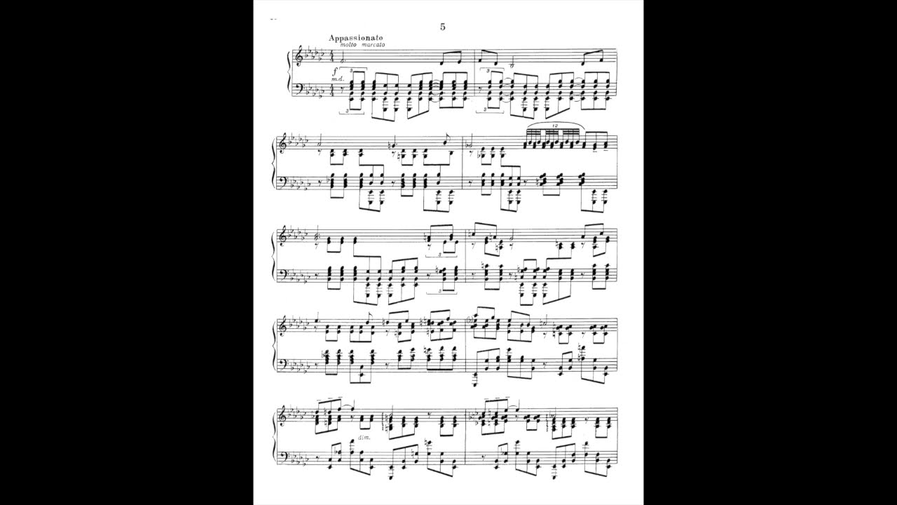Hakki Bayka plays Rachmaninoff op. 39 no.5
