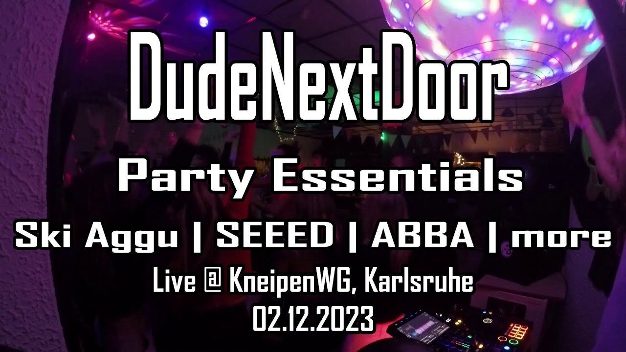 DudeNextDoor -PartyEssentials- LIVE @ KneipenWG, Germany, 02/12/2023