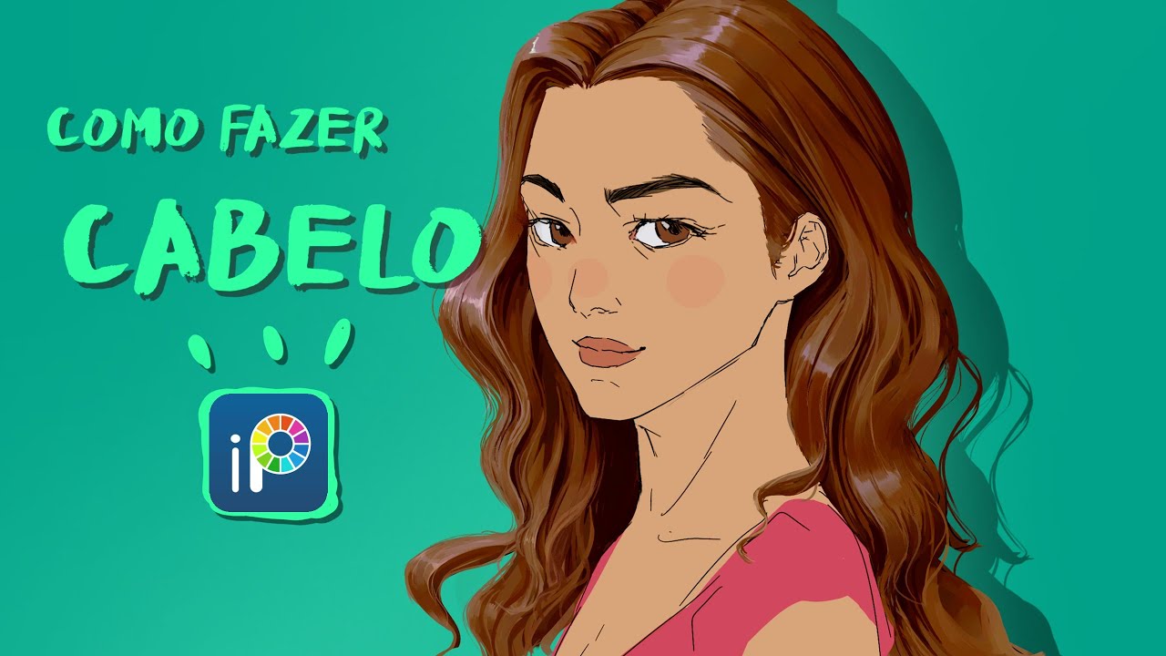COMO EU FAÇO CABELO NO IBIS PAINT X  ( desenhando pelo celular)