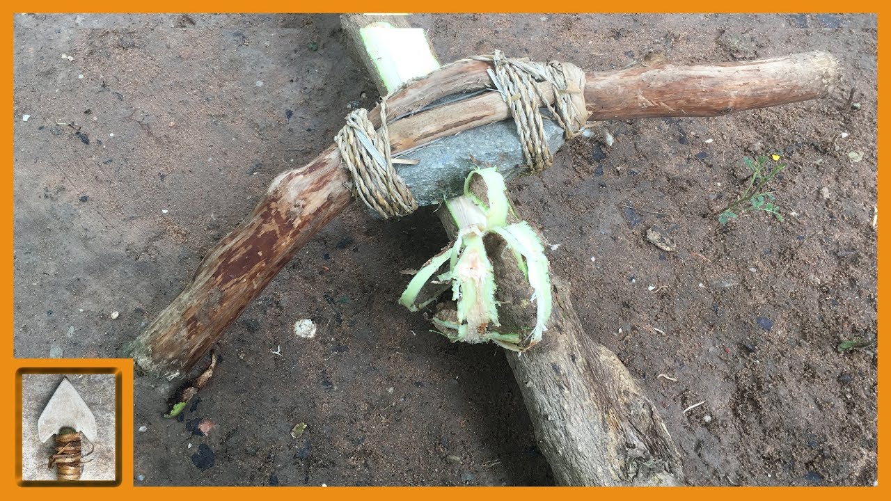 Primitive Technology Tools- How to make Antique Wood Coffin