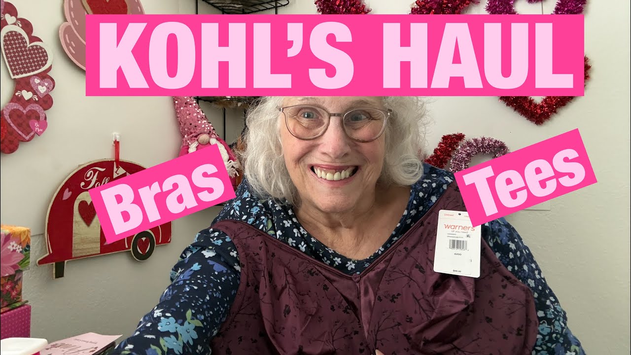 KOHL’S SALE HAUL - Bras and Tees