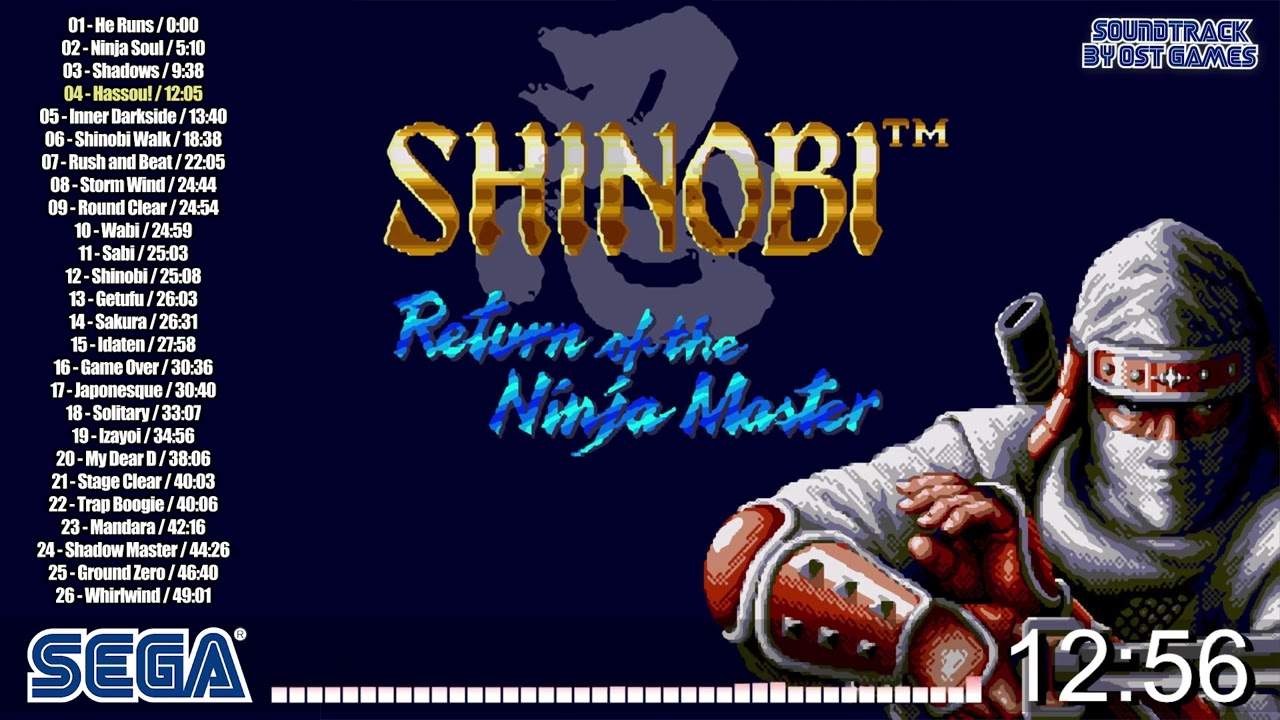 Shinobi III: Return of the Ninja Master OST | 1993 | SEGA GENESIS - complete soundtrack in one video