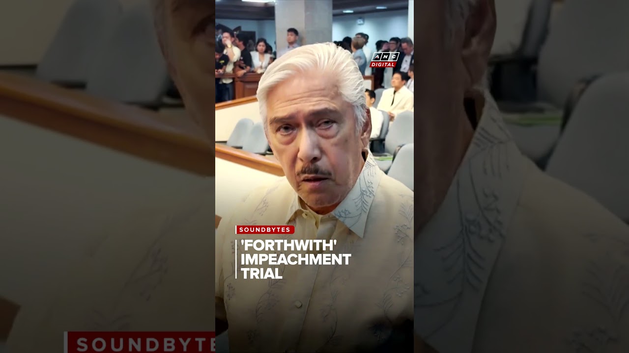 Sotto: I would have immediately convened impeachment court if I were still SP | ANC