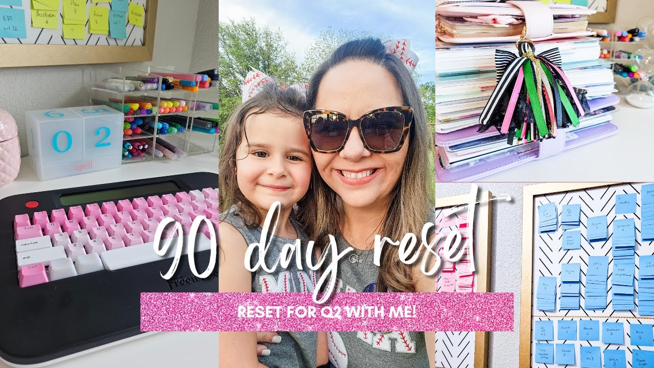 90 DAY RESET ROUTINE ✨🍒 a late start, building momentum, setting goals