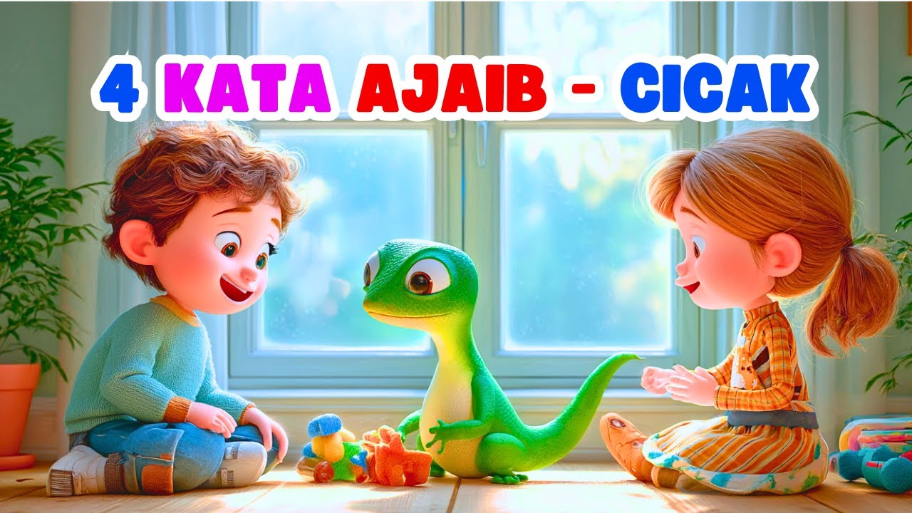 Cicak Cicak di Dinding - Empat kata Ajaib - Naik Kereta Api dan Lagu Anak Balita TK PAUD Lainnya