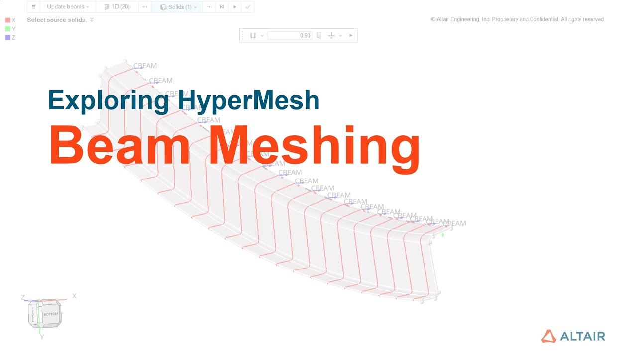 ACBS Session 14 - HyperMesh Beam Meshing
