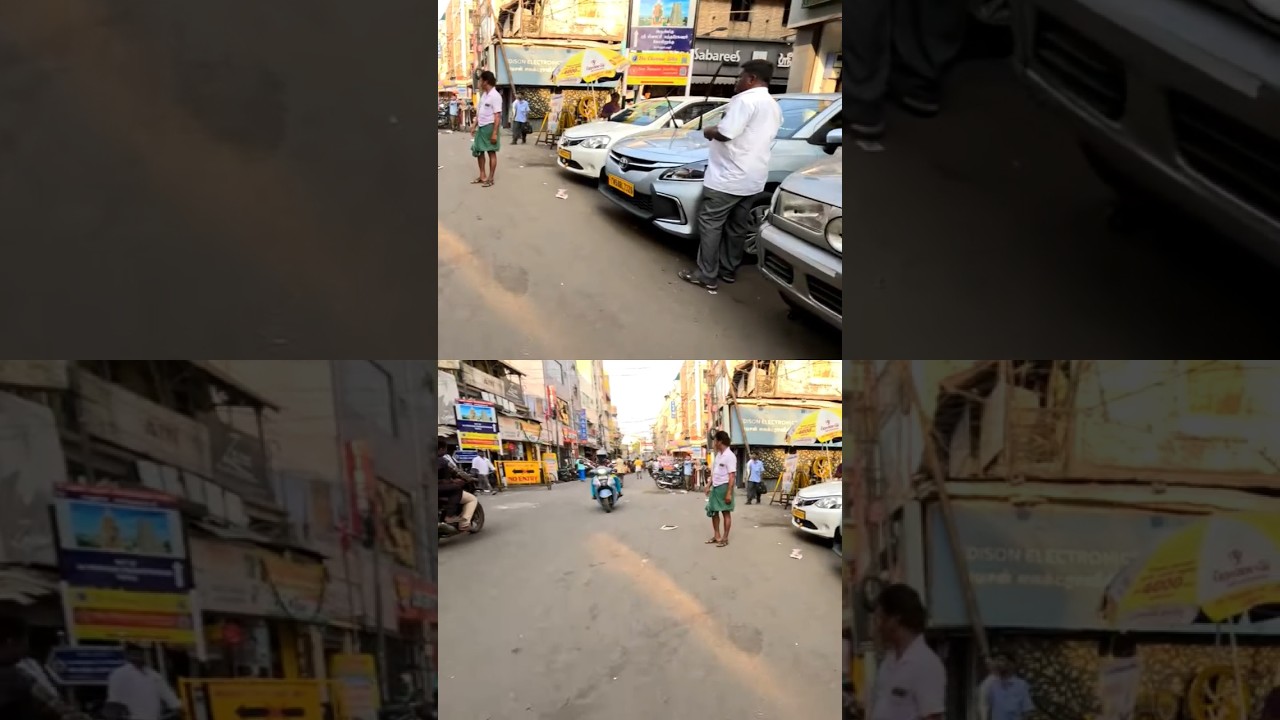 Madurai City Walking Tour 🔥😍❤️ Madurai Meenakshi Temple Area 😍🌾🌿