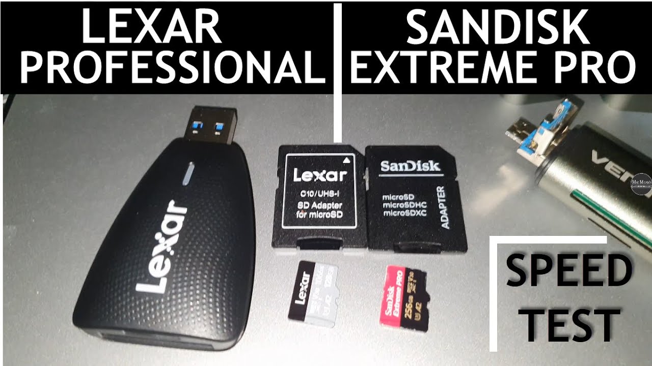 SanDisk Extreme Pro VS Lexar Professional 1066X MicroSD Card Speed Test