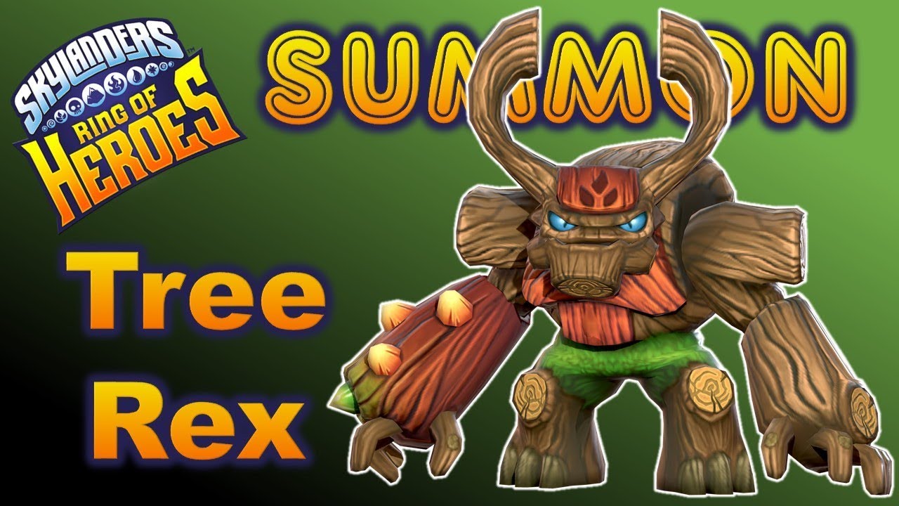 TREE REX - Character SUMMONING & Showcase | Skylanders Ring Of Heroes
