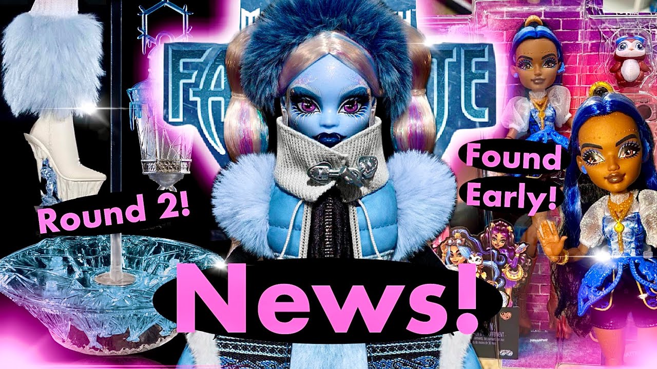 🎀💀MONSTER HIGH💀🎀| 2026 NEWS❗️|Fang Vote 2026 ABBEY Bominable ROUND 2, G3 Robecca UNBOXED & MORE!!🍵🔥