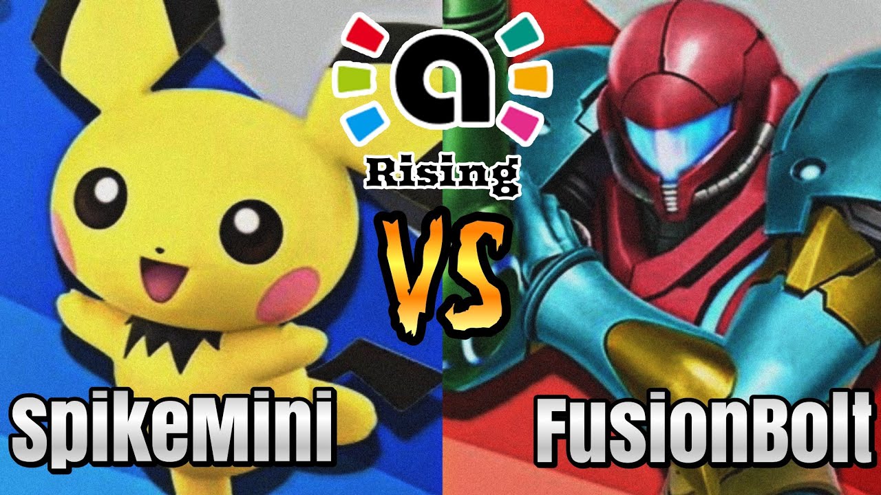 Smash Ultimate Amiibo: SpikeMini (Pichu) vs FusionBolt (Samus) | AFL - Rising
