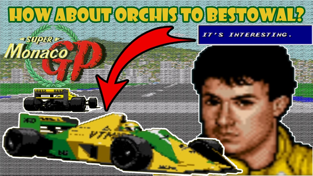 Super Monaco GP - Swapping Orchis Driver (D-Level Car) for Bestowal (A-Level Car)
