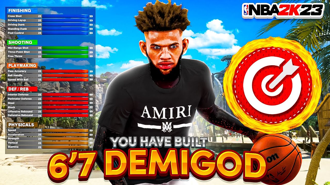 THIS 6'7 POINT GUARD DEMIGOD BUILD WILL BREAK NBA 2K23! BEST ISO BUILD IN NBA 2K23! BEST BUILD 2K23!