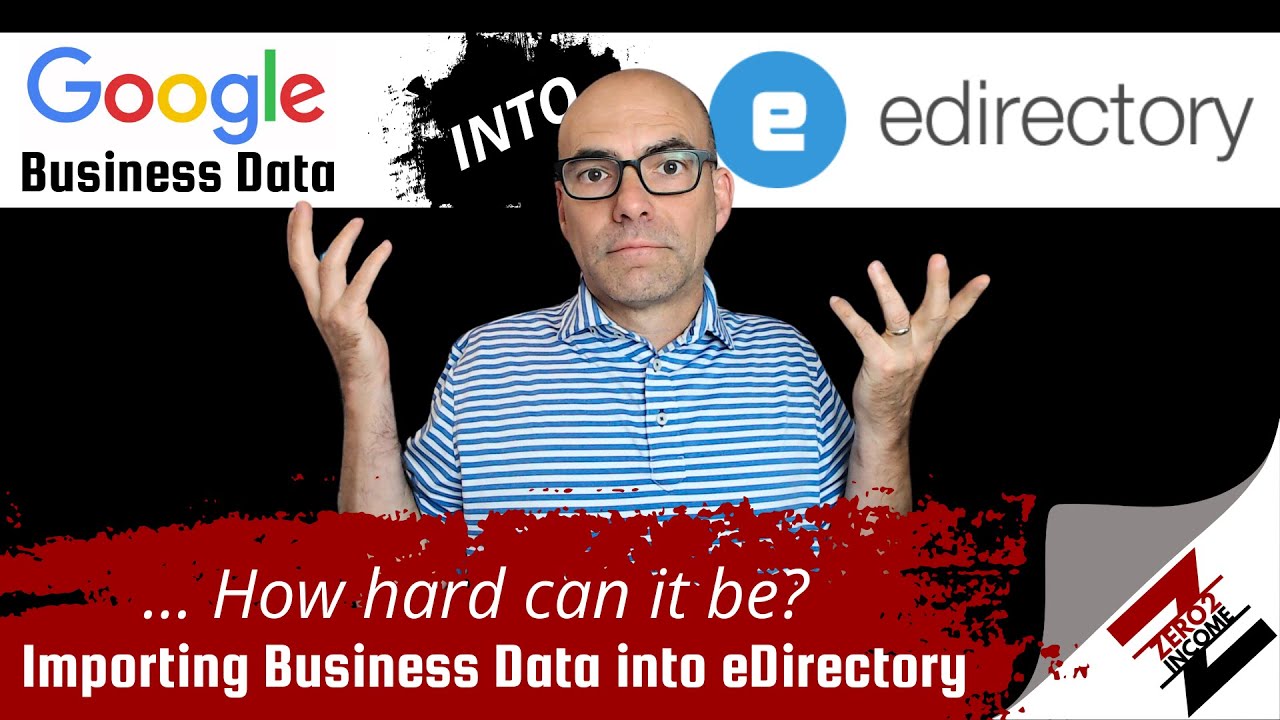 Importing Business Data from Google into eDirectory | Complete Step-by-Step Guide