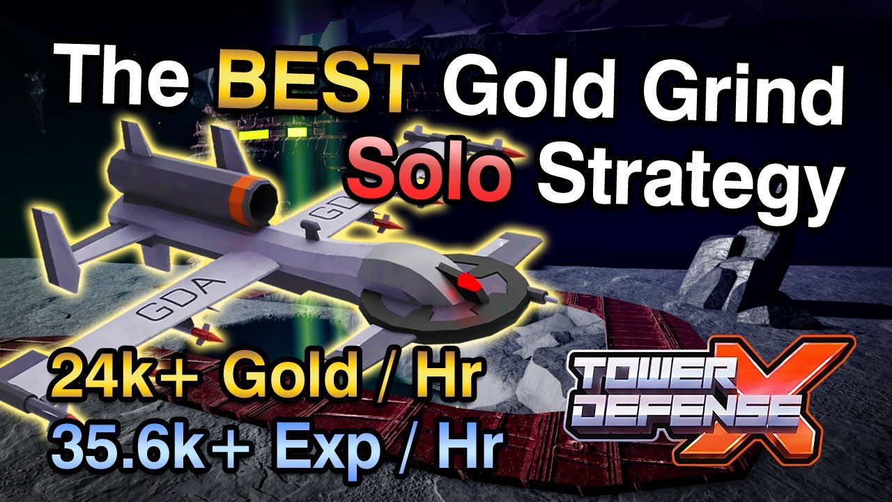 The BEST Way to Solo Grind for Gold in Tower Defense X