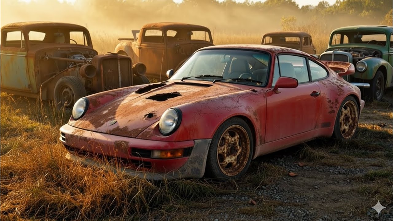 #Porsche rust 911 #ClassicPorsche #BarnFind #Porsche964 #RestorationProject #