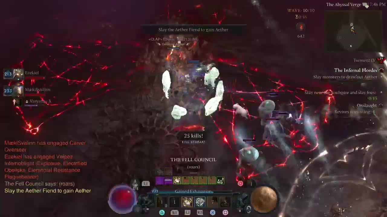 Diablo 4 on that grind also my First season as Paladin ft. Matthew and Buzznut