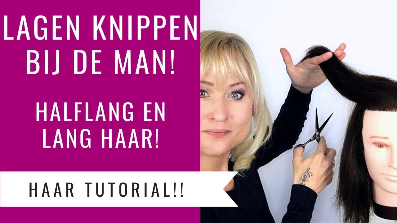 LAAGJES KNIPPEN BIJ DE MAN | HALFLANG EN LANG HAAR | Dazzling Beauty