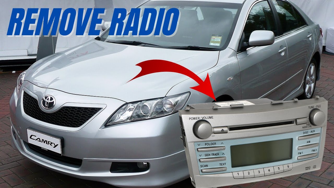 Remove Totoya Camry Radio 2007-2011