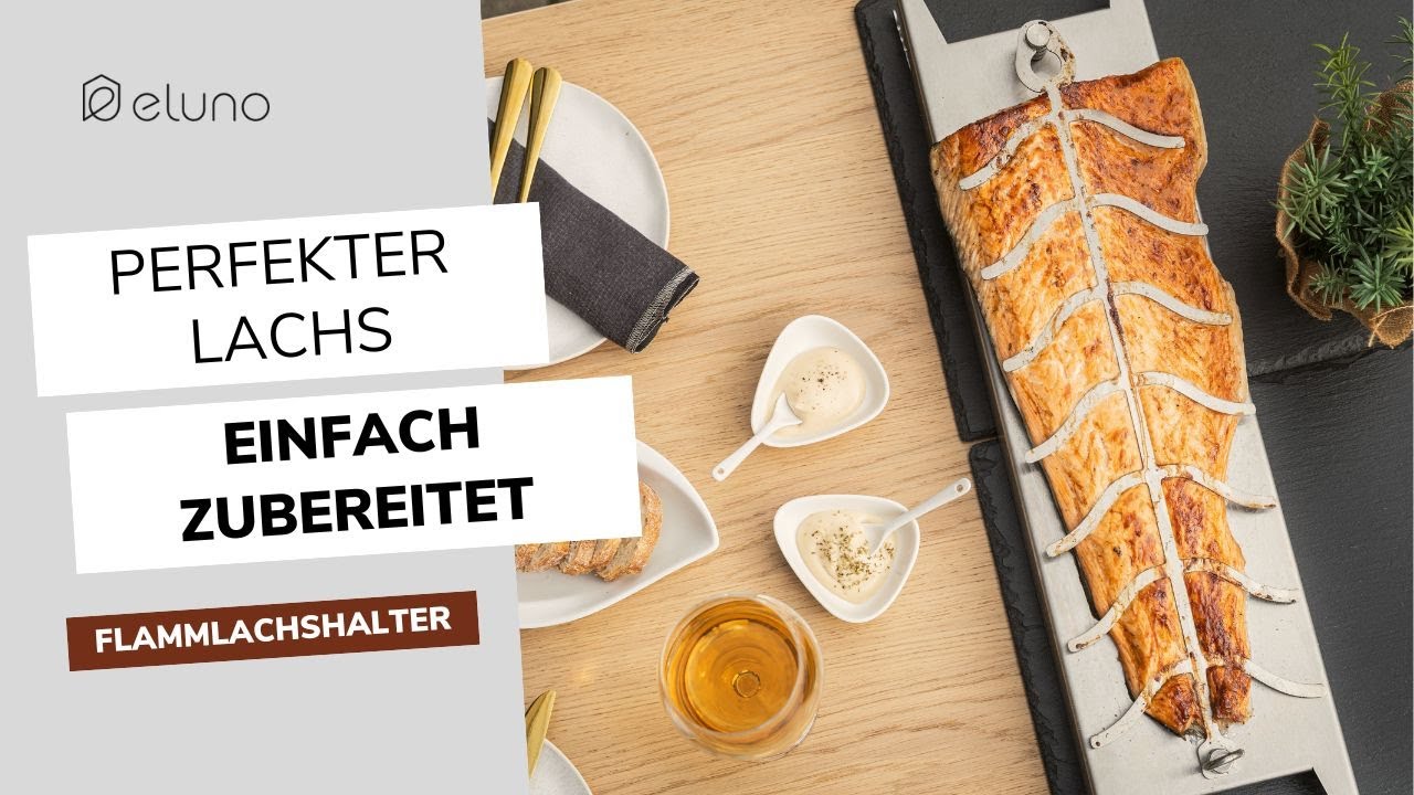 🔥 XXL Flammlachshalter aus Edelstahl – Perfekter Grilllachs über dem Feuer!“ 🍣 | eluno