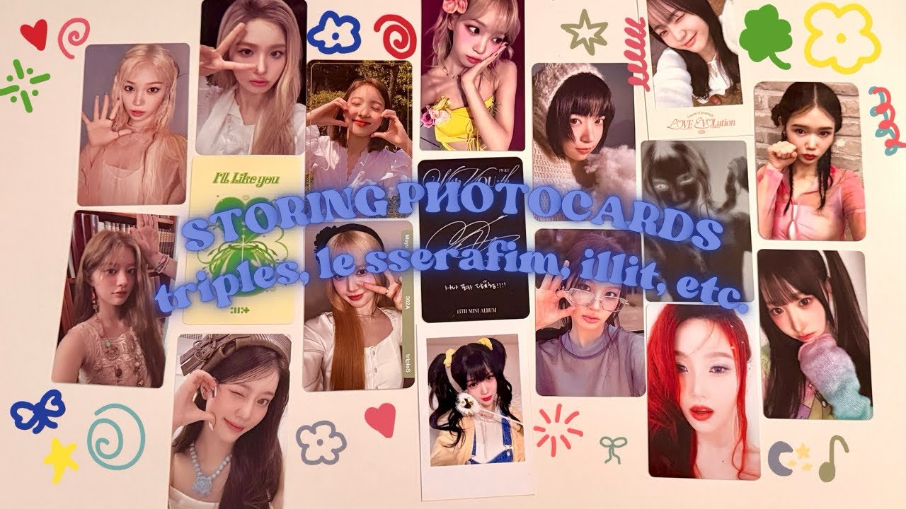 storing photocards 9 | triples, le sserafim, illit, & more!