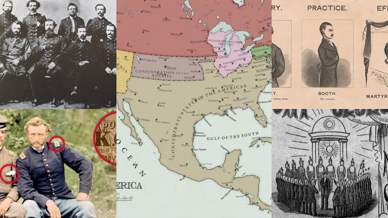 The Secret Society that tried to unite (most of) The New World - Knights of the Golden Circle (1854)
