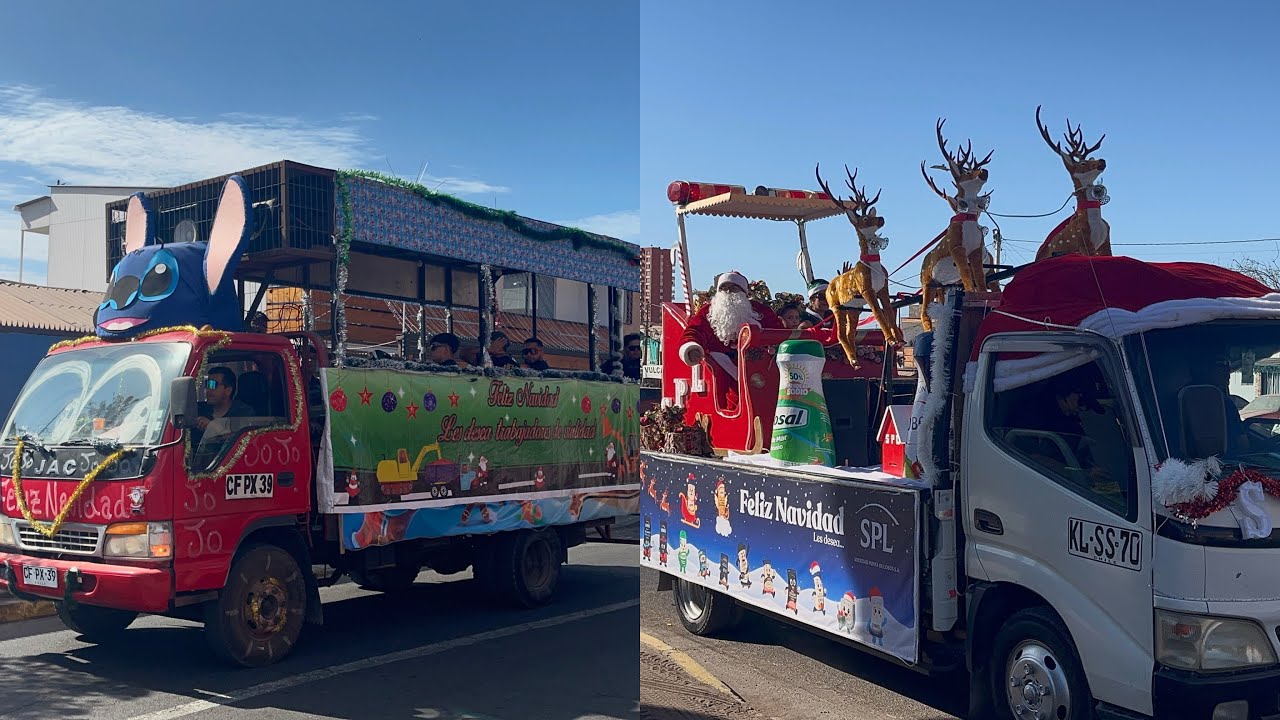 🎁¡¡Recopilación de carritos navideños del año 2025 en la ciudad de Iquique!!🎁