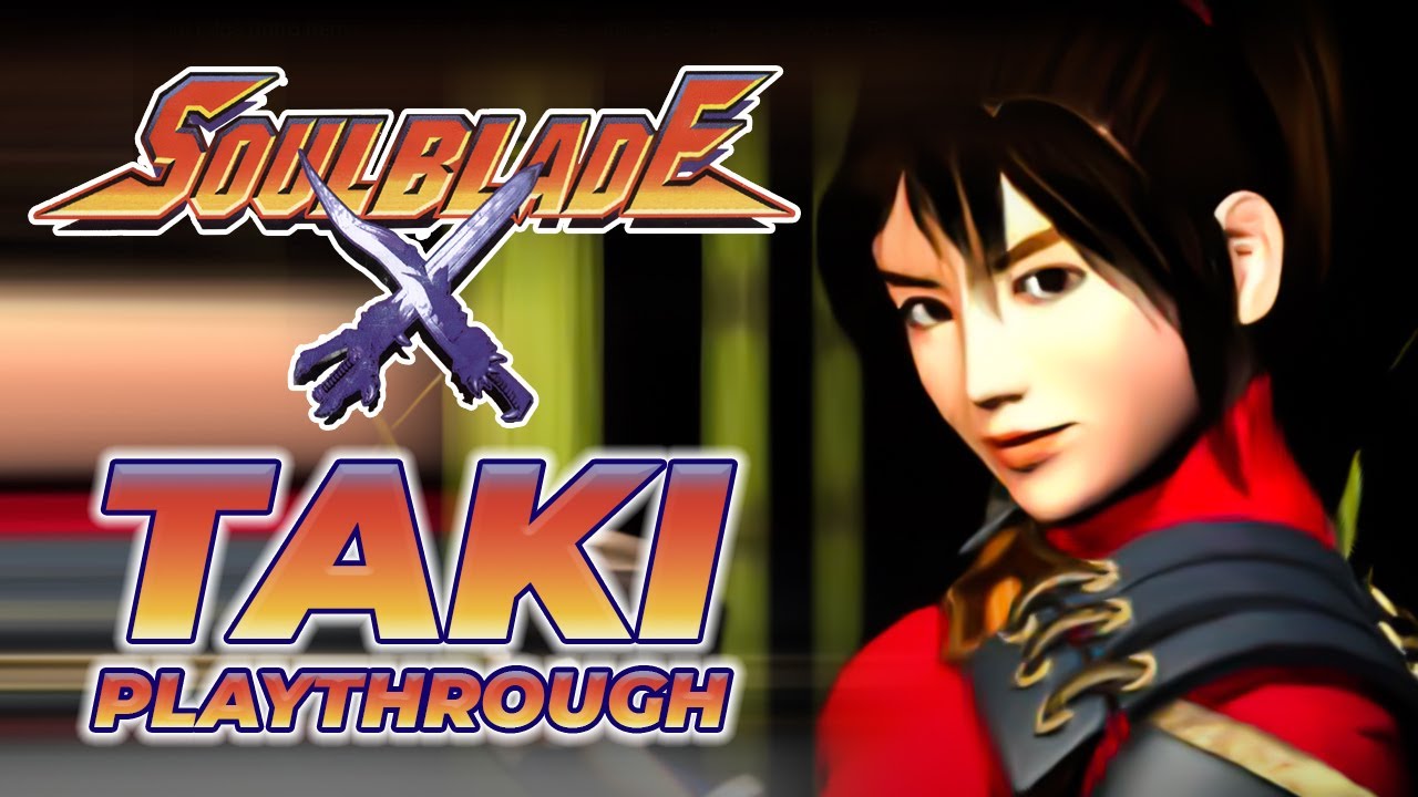 SOUL BLADE (PS1) - TAKI Arcade Mode Playthrough