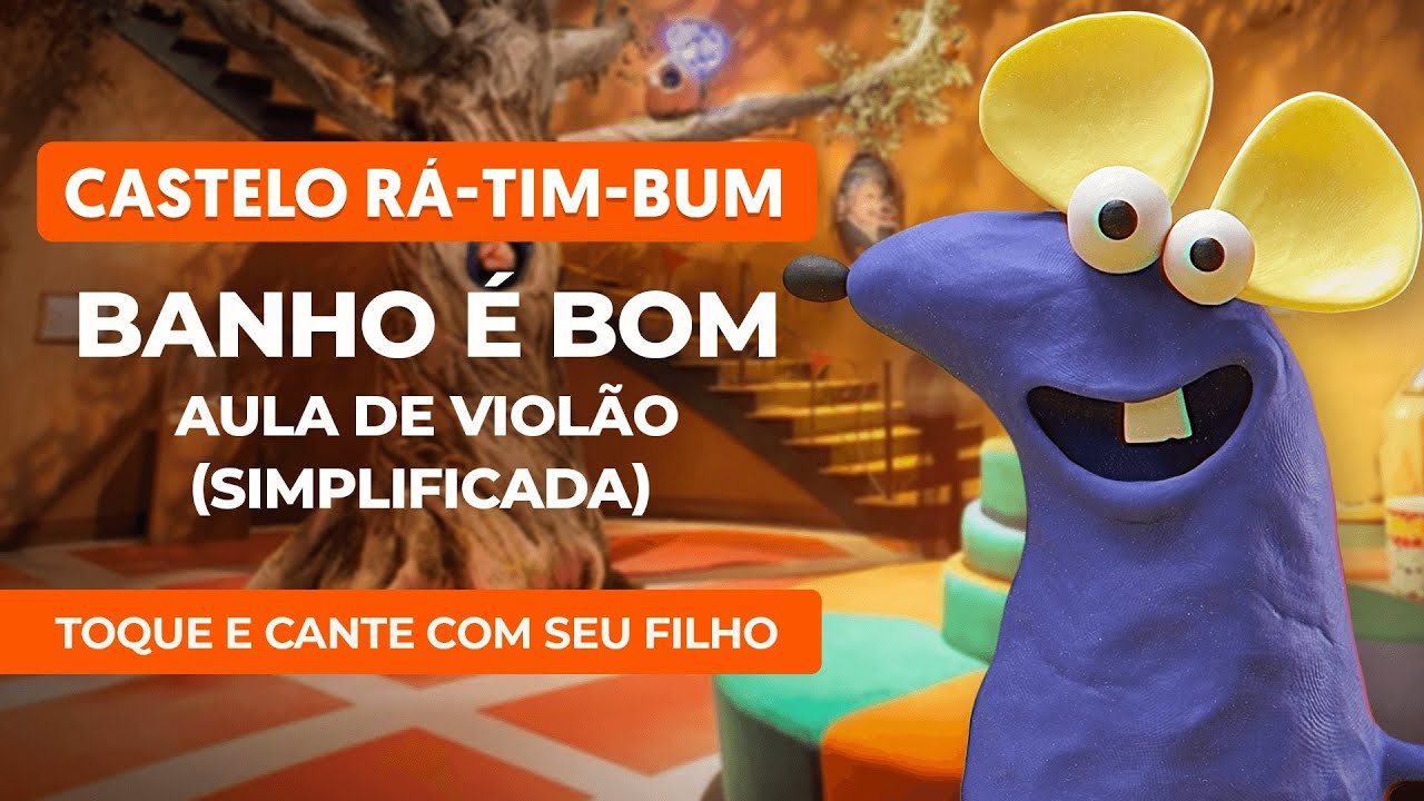 BANHO É BOM - Castelo Rá-Tim-Bum | Como tocar no violão