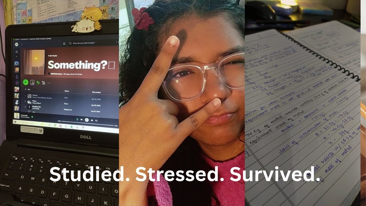 Studying For *EXAMS* Because I Have No Choice 🤧☝️| Study Vlog