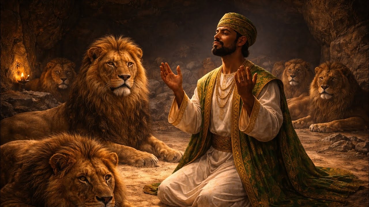Daniel is Thrown into the Pit of Lions mummyfavourstorys #biblestorys 