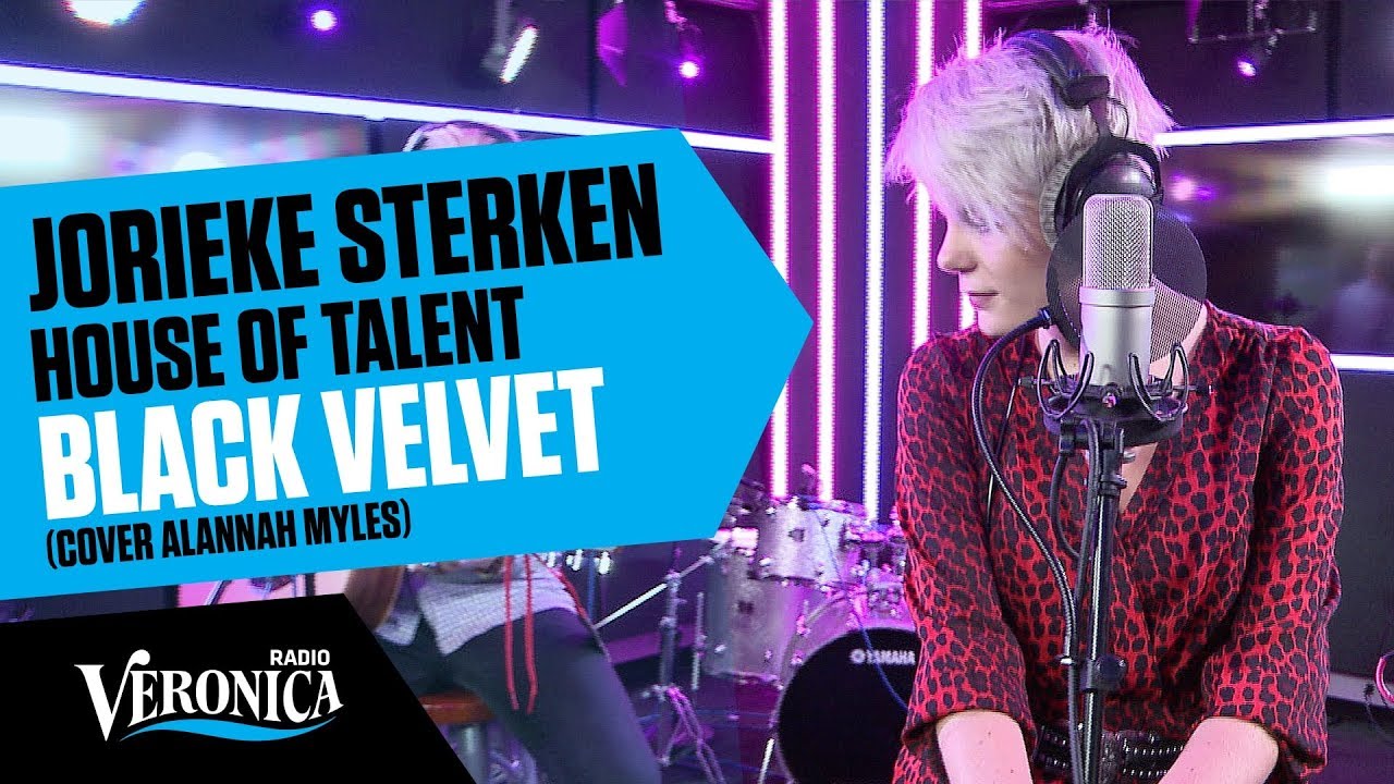 Jorieke Sterken van House of Talent covert Black Velvet van Alannah Myles // Live bij Radio Veronica
