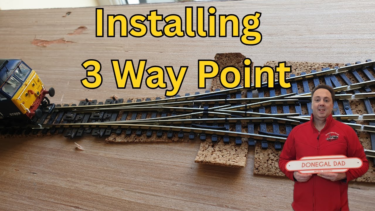 Installing a 3 Way Point/Switch To My OO Gauge Model Railway Layout
