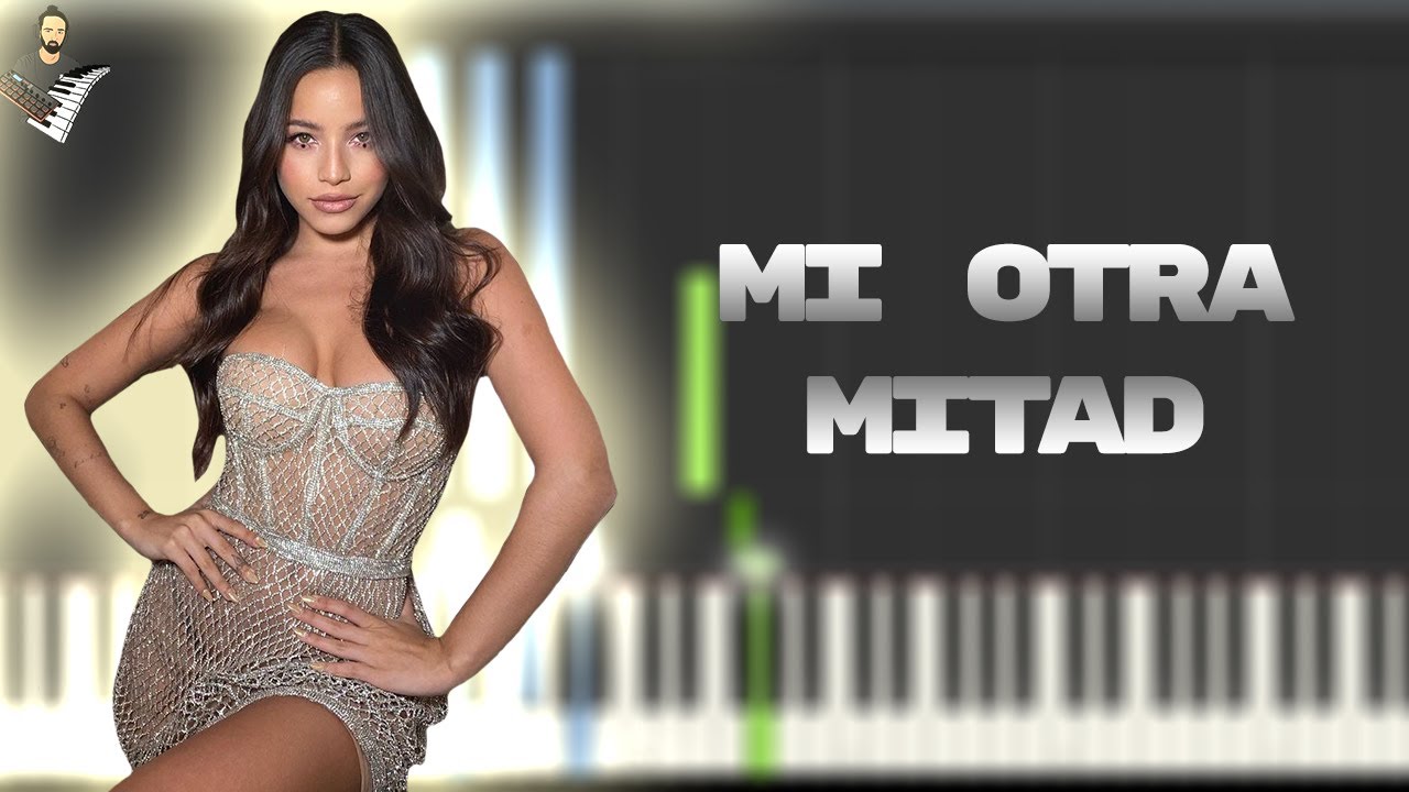 Emilia - mi otra mitad | Instrumental Piano Tutorial / Partitura / Karaoke / MIDI