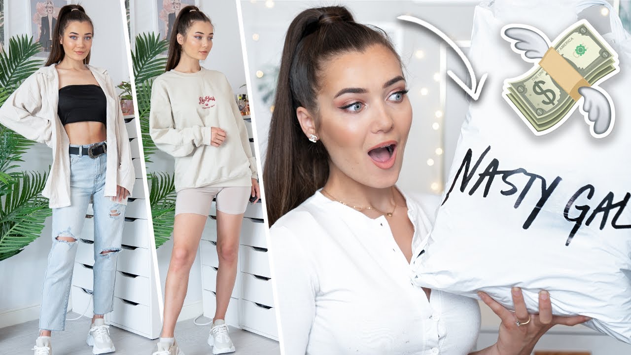 TRYING ON CLOTHING FROM NASTY GAL! WITH DISCOUNT CODE! AD