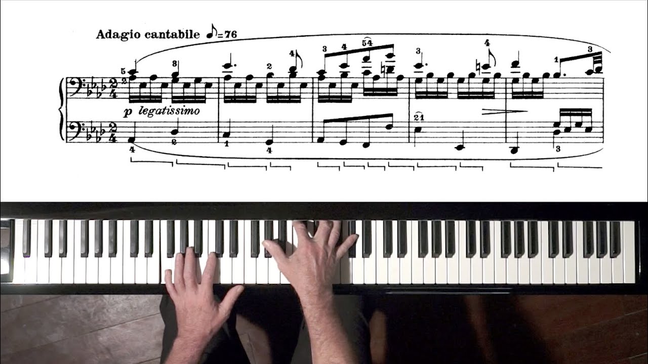 Beethoven Pathétique Sonata TUTORIAL 2nd Movement - P. Barton, FEURICH piano