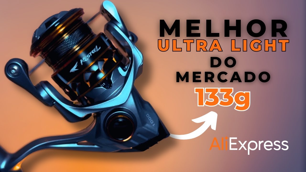 KASTKING KESTREL: Qualidade desse molinete impressiona qualquer pescador.