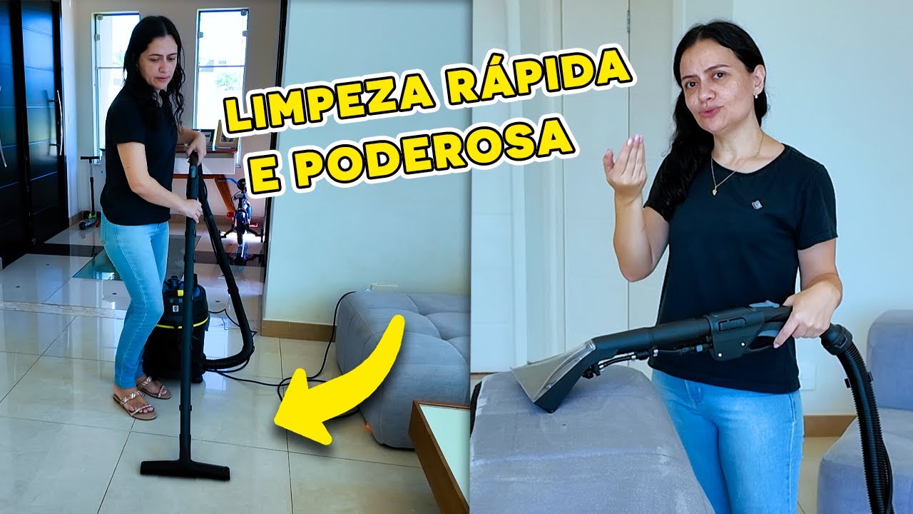 Limpeza PROFISSIONAL em casa? Usei a SE 4 Black! Vale a pena ter um 3 em 1?