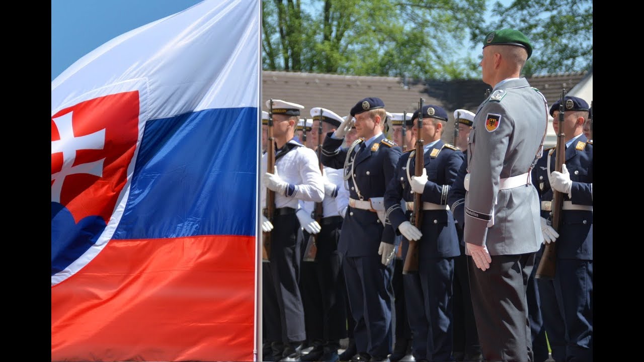 Ehrenbataillon - Slowakischer Pr&auml;sident - Milit&auml;rische Ehren