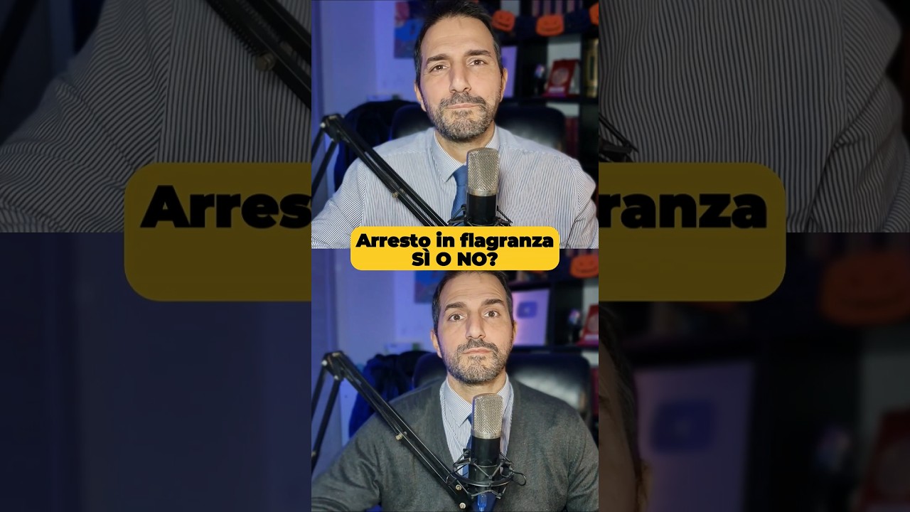 Arresto in flagranza: s&igrave; o no?