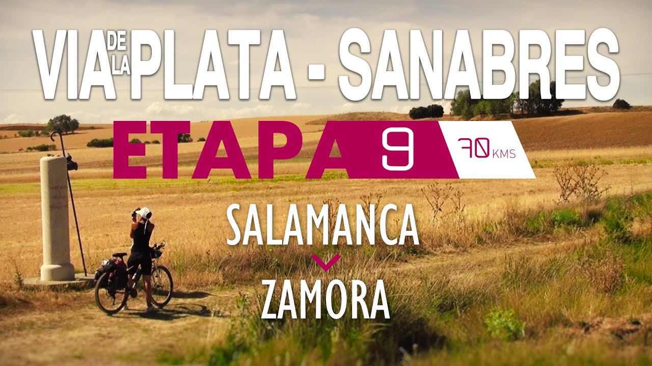 VÍA de la PLATA - SANABRÉS · 9 | Salamanca a Zamora 🚴‍♀️🚴‍♂️ #CaminodeSantiago en bicicleta