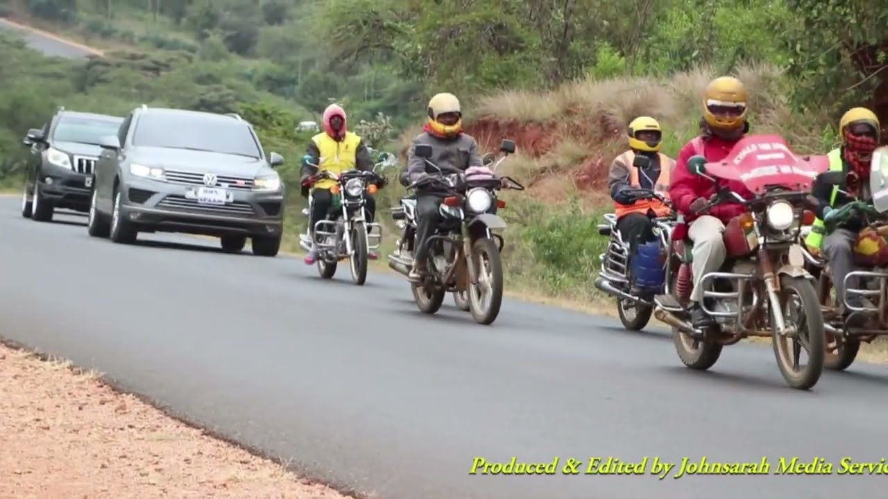 Vehicle Convoy to the Wedding Venue | Hon. Speed & Lilian Traditional Wedding