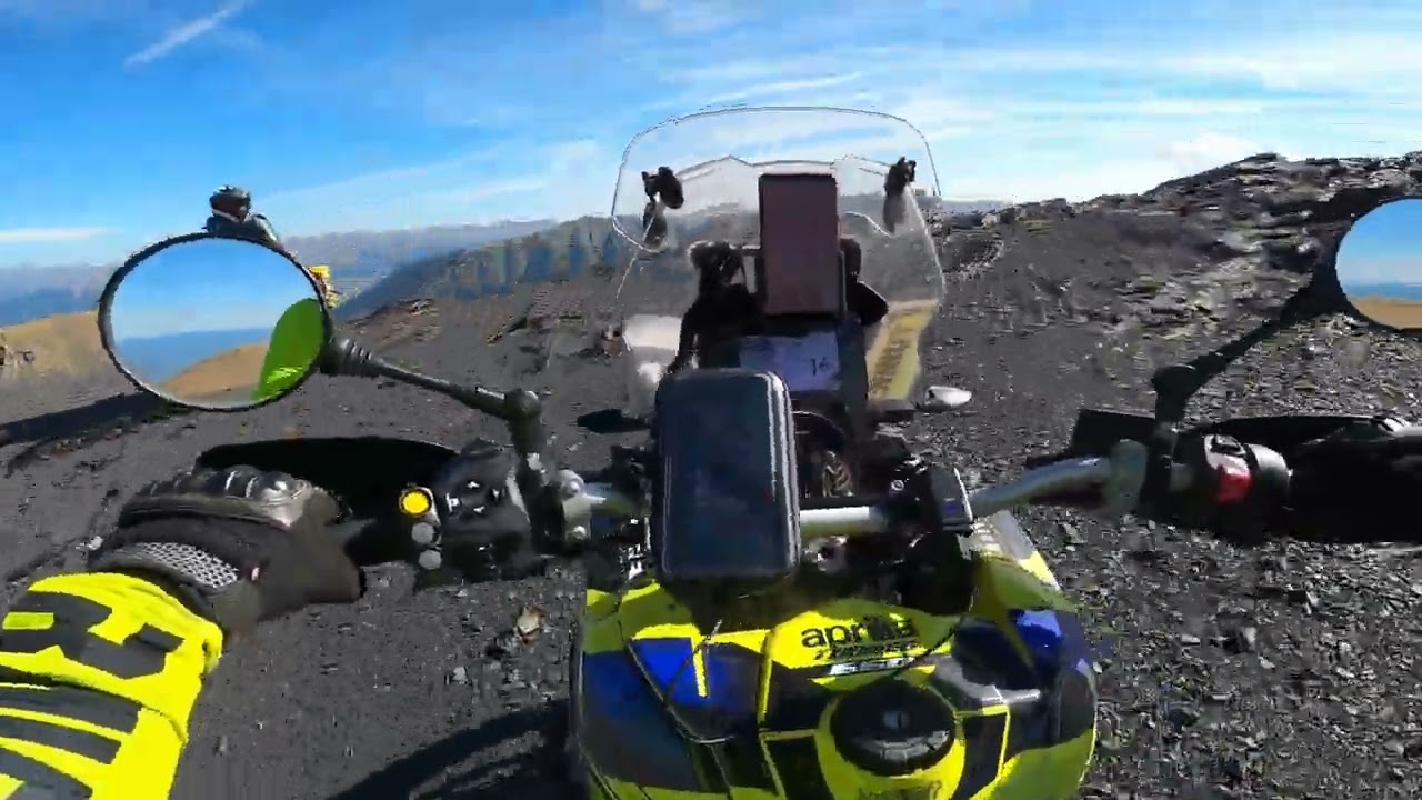 Pic Negre con la Aprilia Tuareg 660