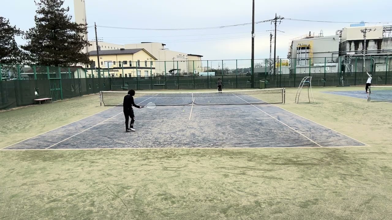 5回目　テニス　幸浩　ラリー　バック