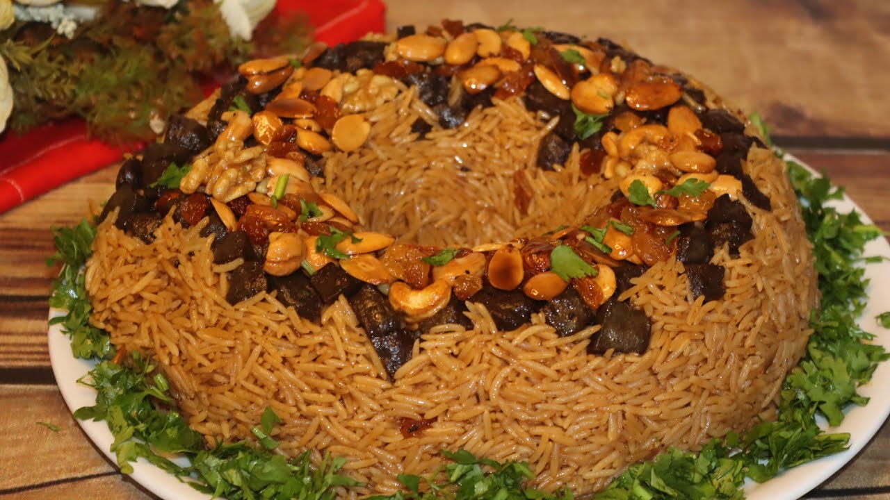 رز بالخلطه والكبده والمكسرات من جماله مش هتبطلى تعمليه❤️